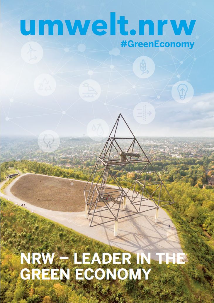 Titelseite der Publikation NRW - Leader in the Green Economy
