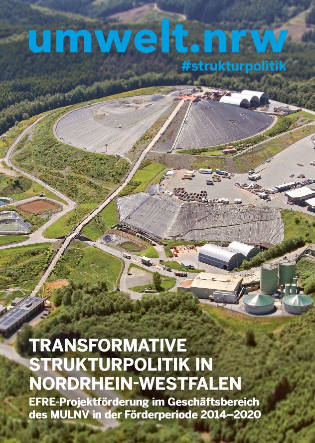 Titelseite der Broschüre Transformative Strukturpolitik in Nordrhein-Westfalen
