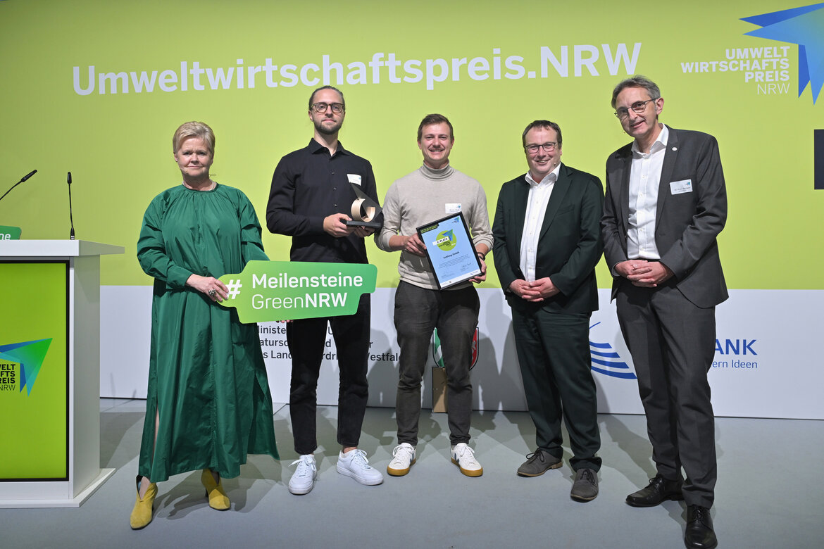 Gruppenbild auf der Bühne